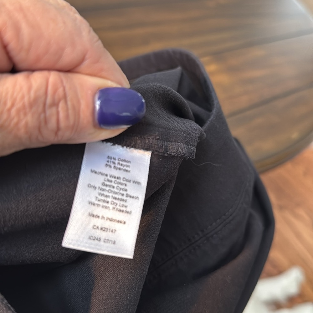 Talbots pull on pants - Picture 4 of 4